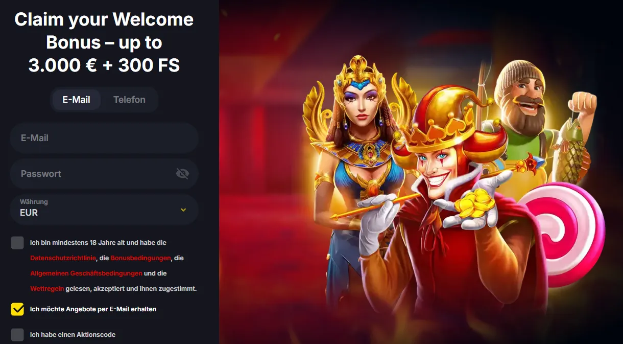 Yep Casino Registrierung – jetzt kostenlos anmelden und Bonus sichern